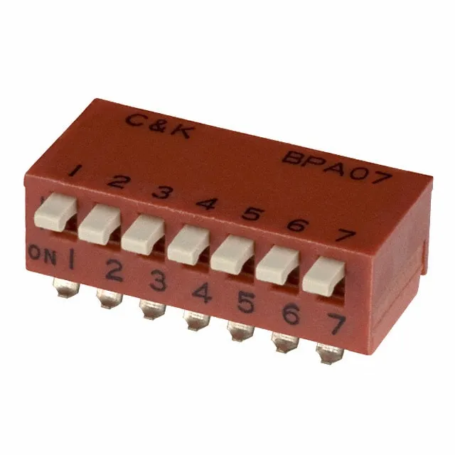 BPA07SK (SWITCH SLIDE DIP SPST 100MA 5V)