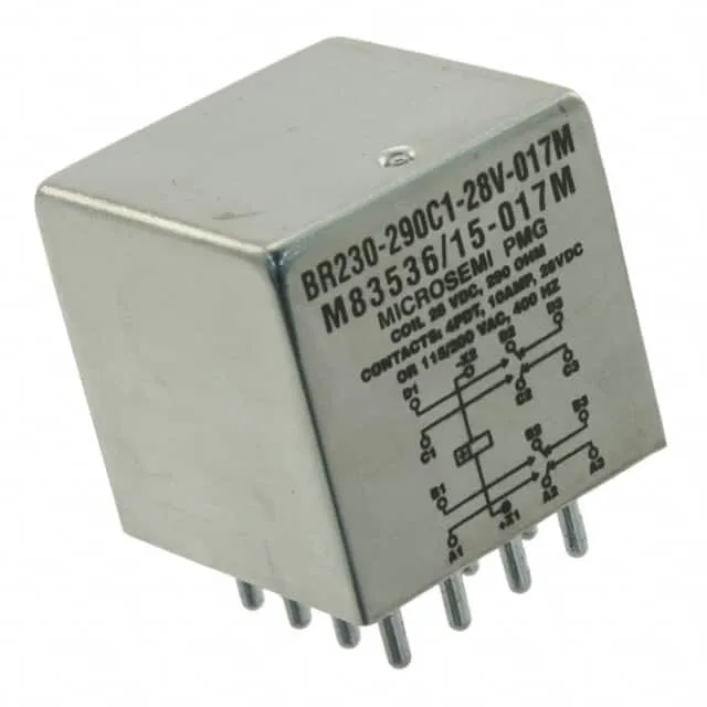BR230-290C1-28V-017M (RELAY GEN PURPOSE 4PDT 10A 28V)