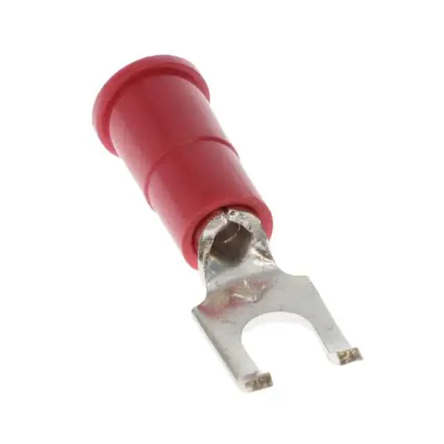 BS-21-6S-P (CONN SPADE TERM 18-22AWG #6 RED)