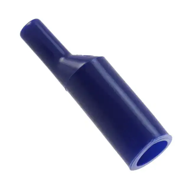 BU-62-6 (INSULATOR-ALLIGATOR CLIP PVC BLU)