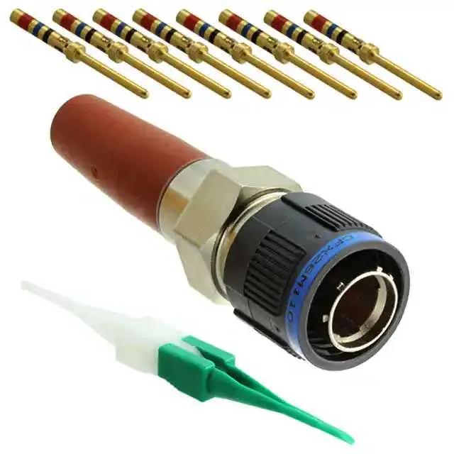 CFX26M1108PZN (CONN PLUG MALE 8POS GOLD CRIMP)