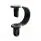 CH-3-10BK (CBL CLIP BENDABLE BLACK PUSH IN)