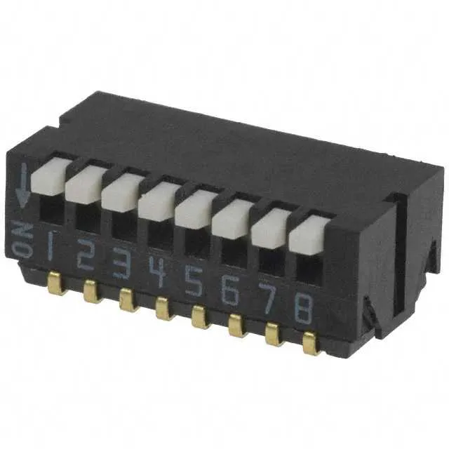CHP-080A (SWITCH PIANO DIP SPST 100MA 6V)