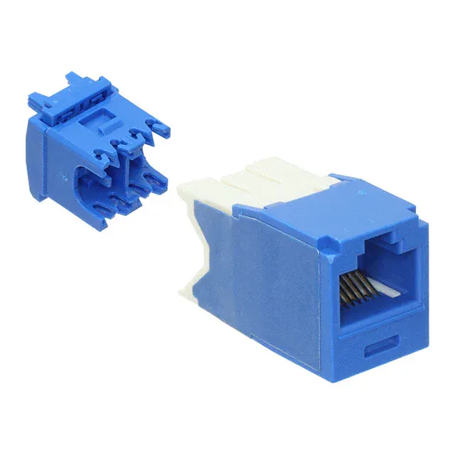 CJ6X88TGBU-24 (MINI-COM MODULE, CAT 6A, UTP, 8)