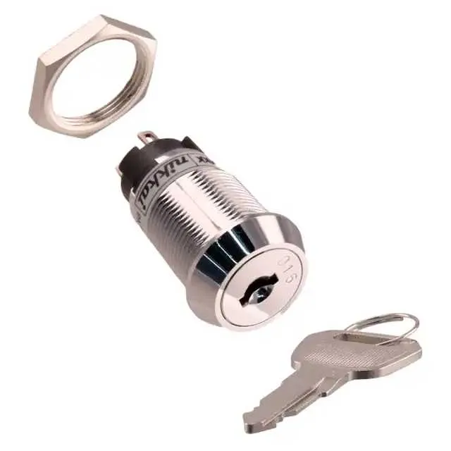 CKL12BFW01-012 (SWITCH KEYLOCK 2POS SPDT 3A 250V)