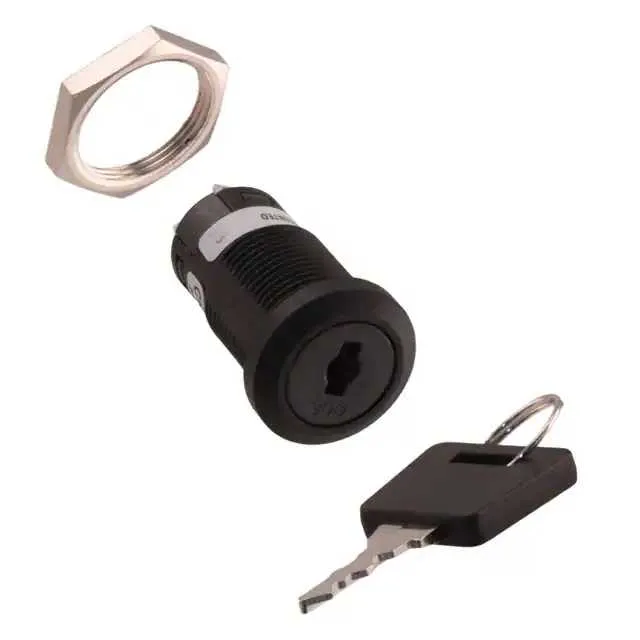 CKM12AFW01-008 (SWITCH KEYLOCK 2POS SPDT 3A 250V)