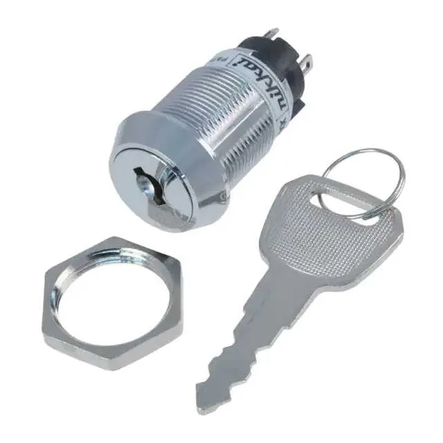 CKL12AFW01-003 (SWITCH KEYLOCK 2POS SPDT 3A 250V)