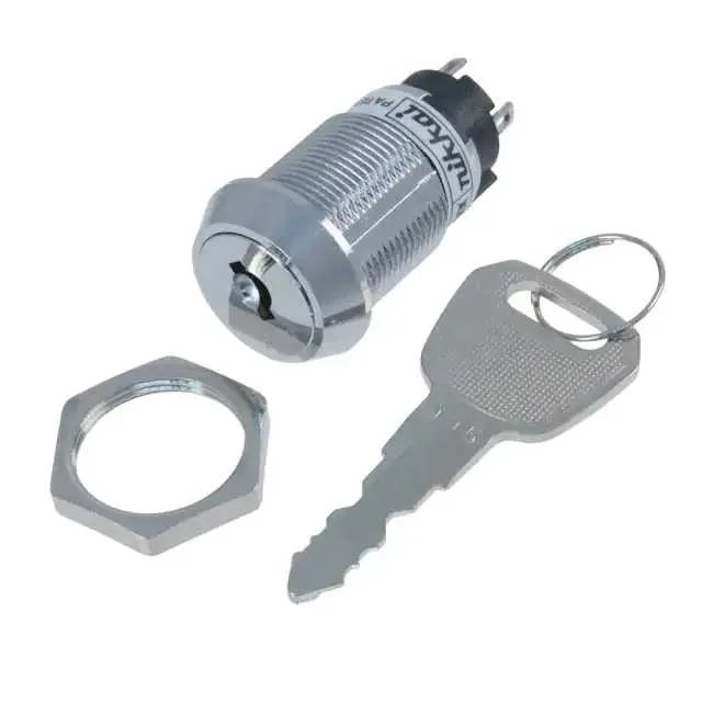 CKL12AFW01-005 (SWITCH KEYLOCK 2POS SPDT 3A 250V)