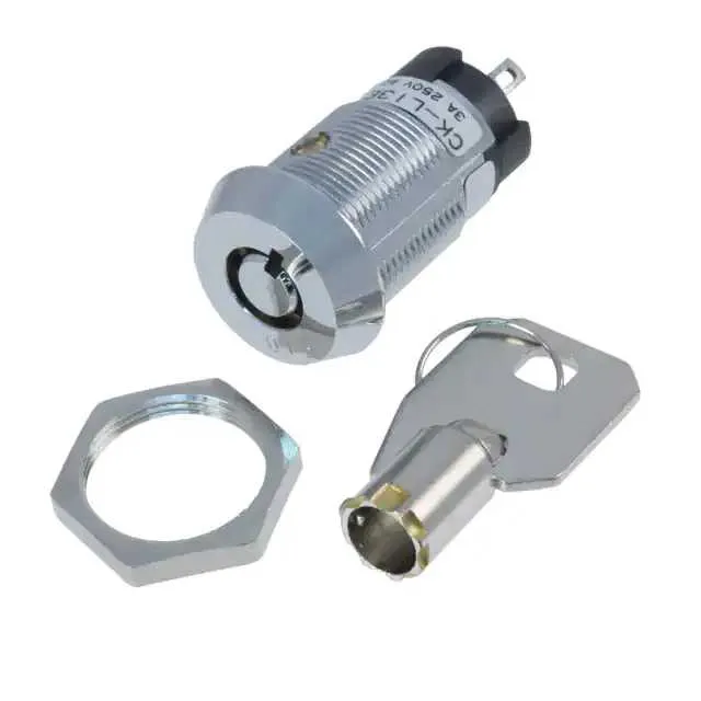 CKL13ETW01-015 (SWITCH KEYLOCK 3POS SPDT 3A 250V)