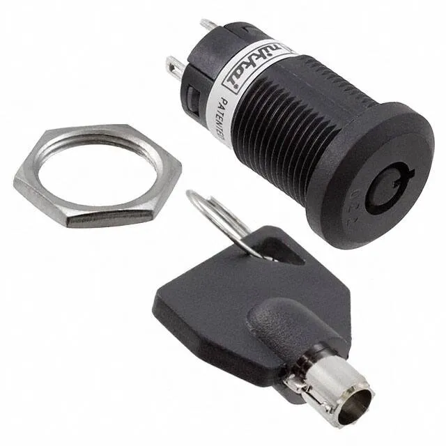 CKM12BTW01-022 (SWITCH KEYLOCK 2POS SPDT 3A 250V)