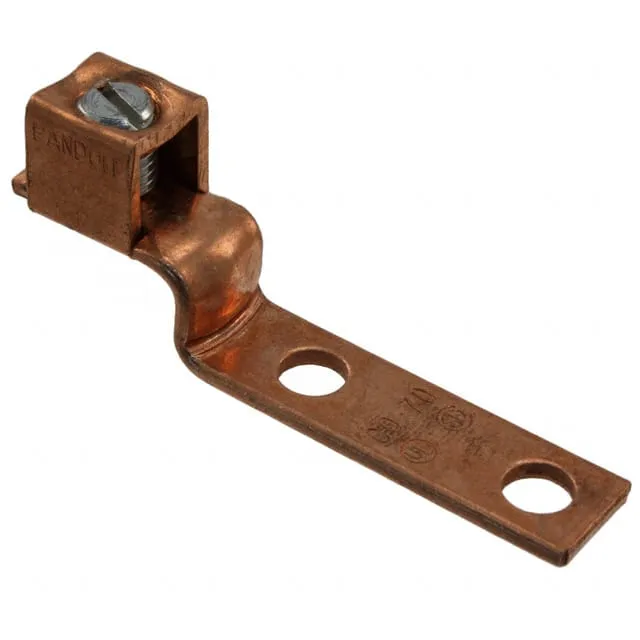 CO70-14-QY (CONN TERM RECT LUG 1-12 AWG #1/4)