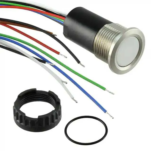 CPS16-NC00A10-SNCCWTWF-AIRGBVAR-W0000-S (SWITCH PUSH SPST-NC 100MA 42V)