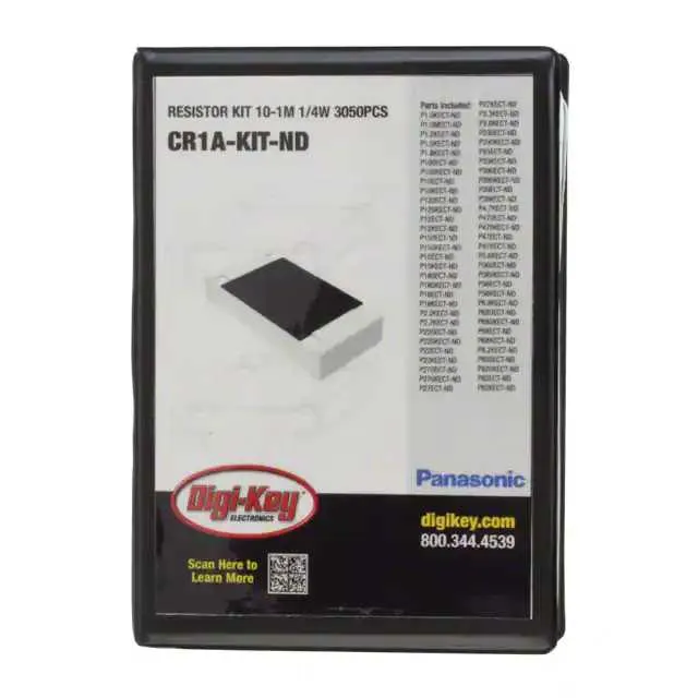 CR1A-KIT (RESISTOR KIT 10-1M 1/4W 3050PCS)