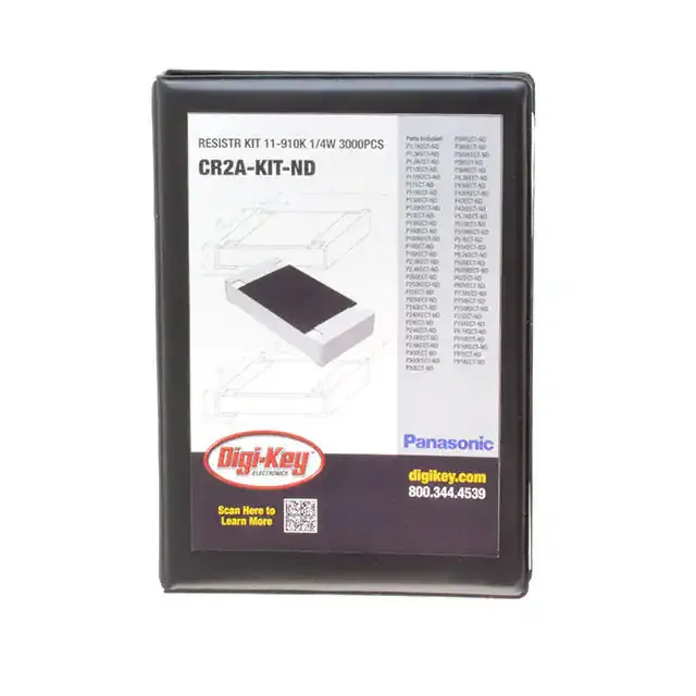 CR2A-KIT (RESISTR KIT 11-910K 1/4W 3000PCS)