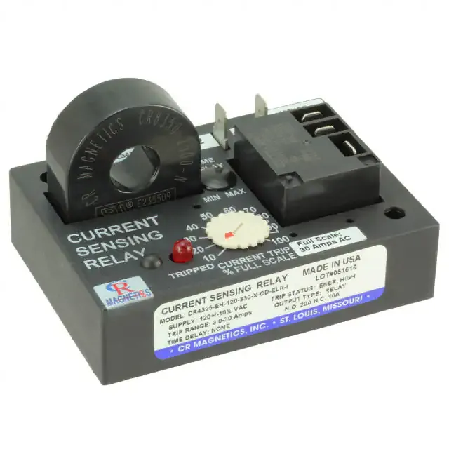 CR4395-EH-120-330-X-CD-ELR-I (RELAY AC CUR SENS 120VAC CHAS MT)
