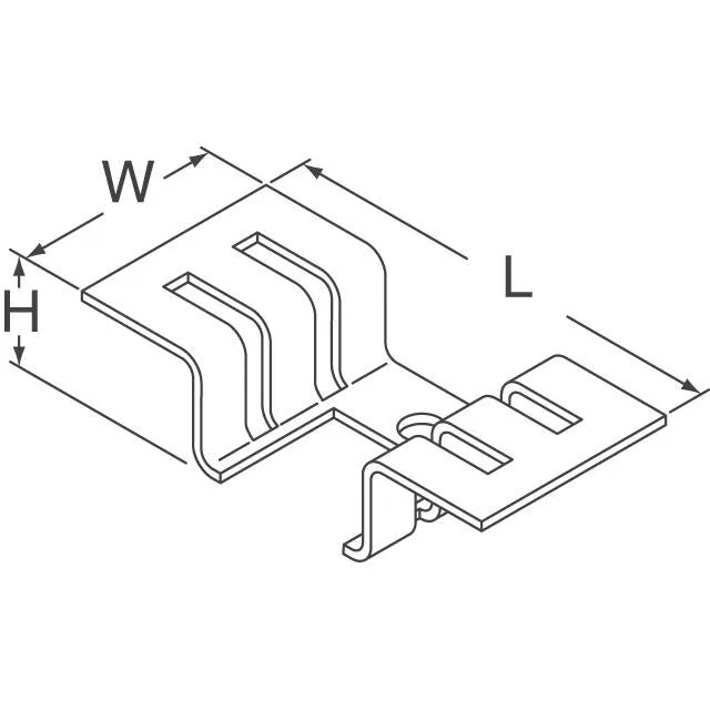 822812B00000 (HEATSINK STAMP 17.8X44.5X12.7MM)