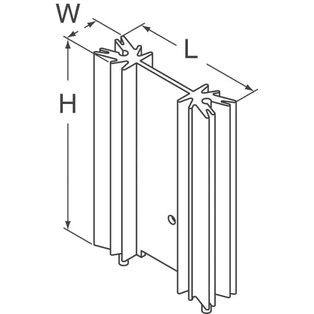 411320B02500 (HEATSINK STAMP 12.7X34.9X50.8MM)