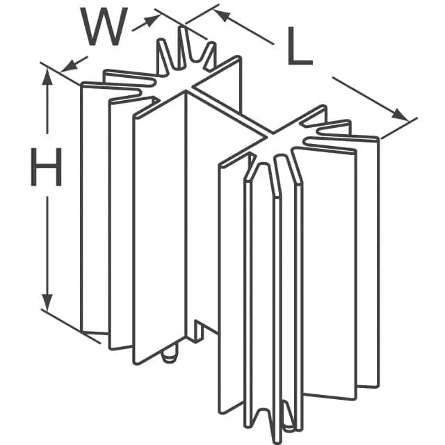 411616B02500 (HEATSINK EXTRUDED 25X41.6X38.1MM)