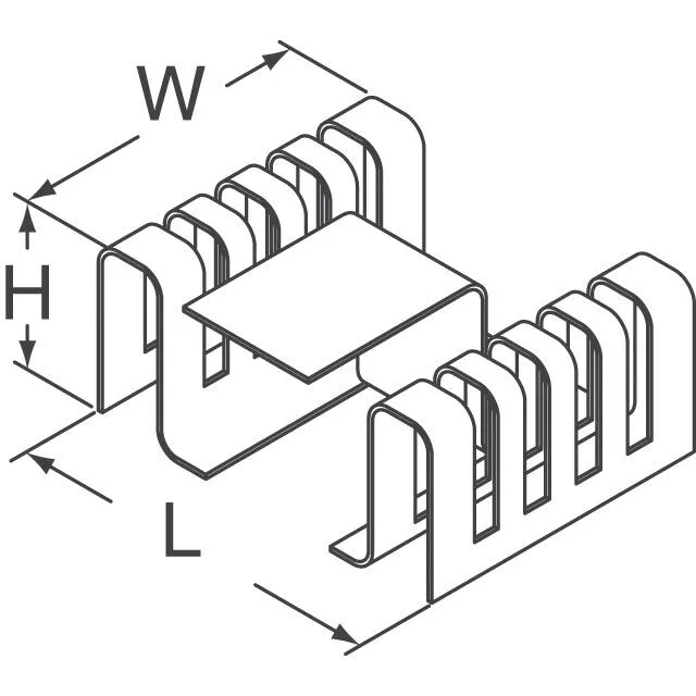834000T00000 (HEATSINK STAMP 19.4X25.4X11.4MM)