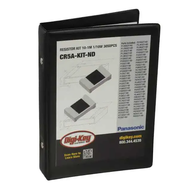 CR5A-KIT (RESISTOR KIT 10-1M 1/10W 3050PCS)