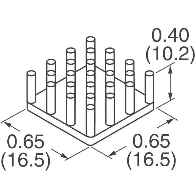 D10650-40 (HEATSINK 100PQFP COMPOSITE)