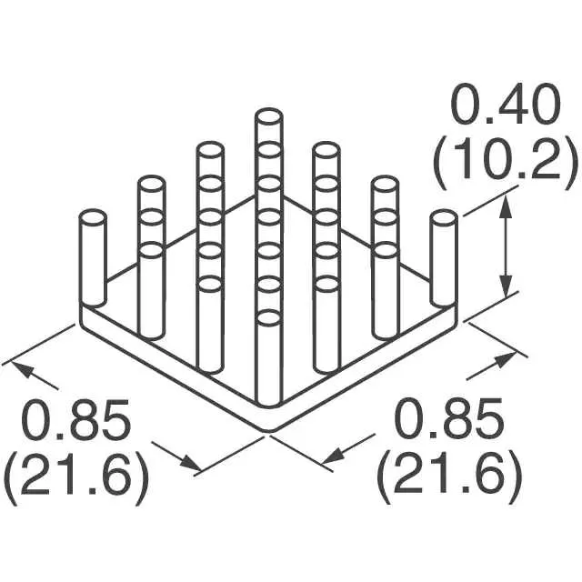 D10850-40 (HEATSINK 128PQFP COMPOSITE)
