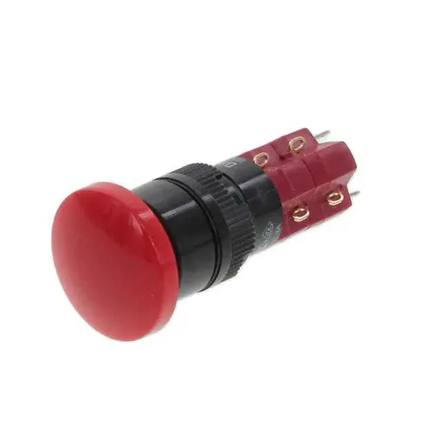 D16EER20RED (SWITCH PUSHBUTTON DPDT 8A 125V)