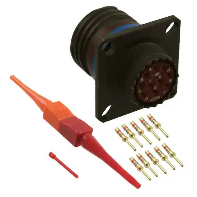 D38999/20WC98PN (CONN RCPT MALE 10POS GOLD CRIMP)