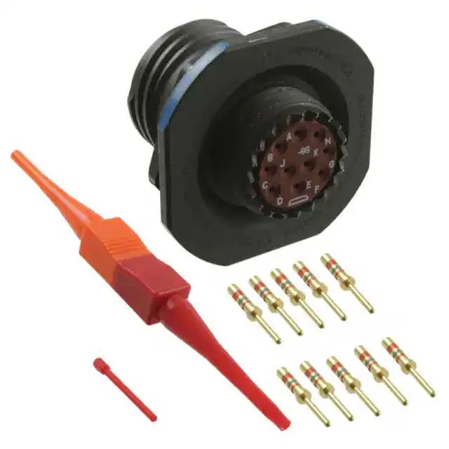 D38999/24WC98PN (CONN RCPT MALE 10POS GOLD CRIMP)