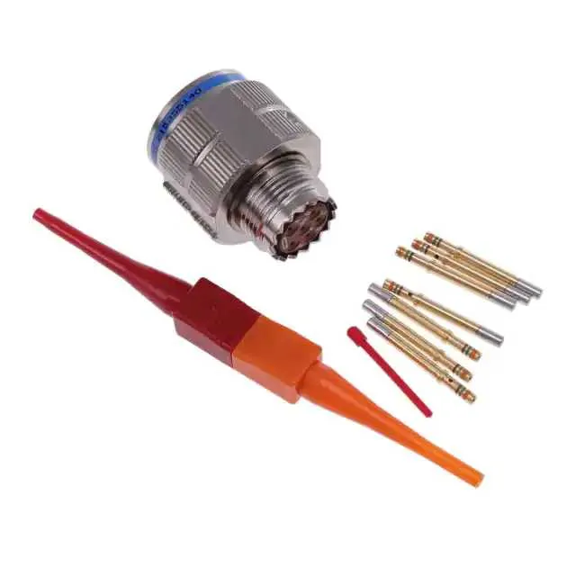 D38999/20FB98SN (CONN RCPT FMALE 6POS GOLD CRIMP)