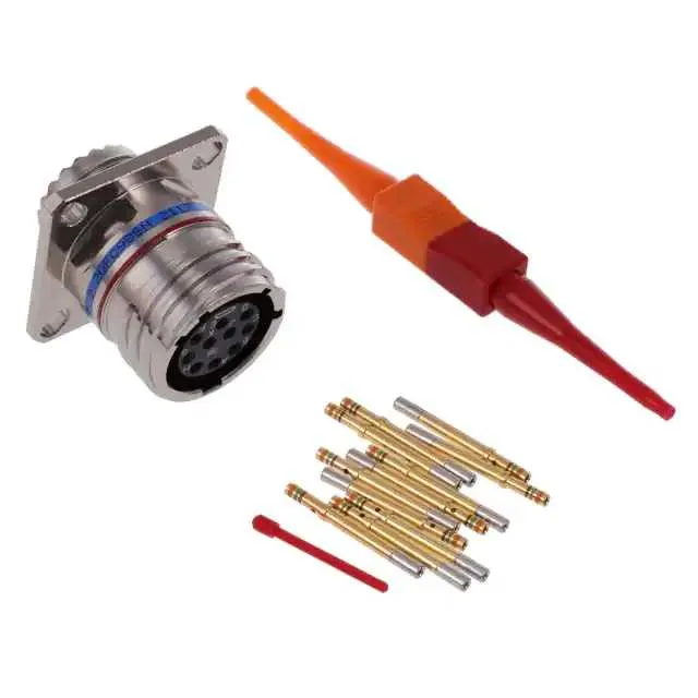 D38999/20FC98SN (CONN RCPT FMALE 10POS GOLD CRIMP)