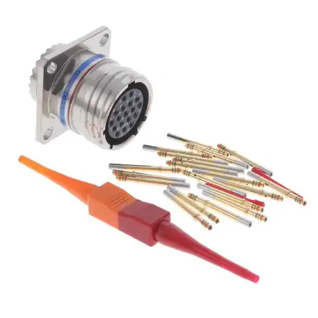 D38999/20FD18SN (CONN RCPT FMALE 18POS GOLD CRIMP)