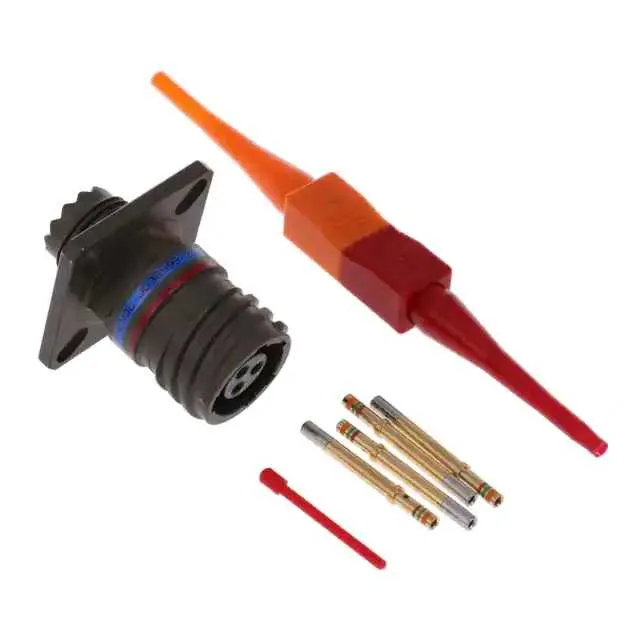 D38999/20WA98SN (CONN RCPT FMALE 3POS GOLD CRIMP)