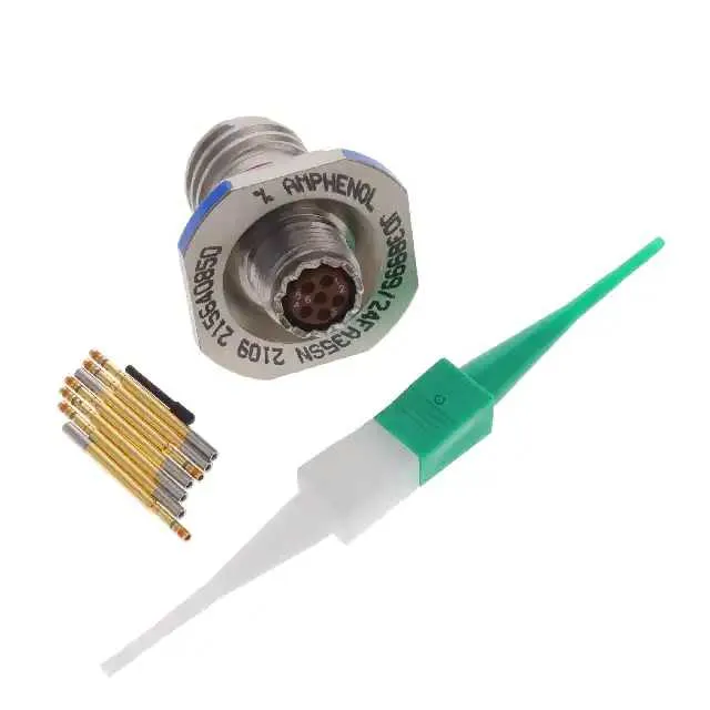 D38999/24FA35SN (CONN RCPT FMALE 6POS GOLD CRIMP)