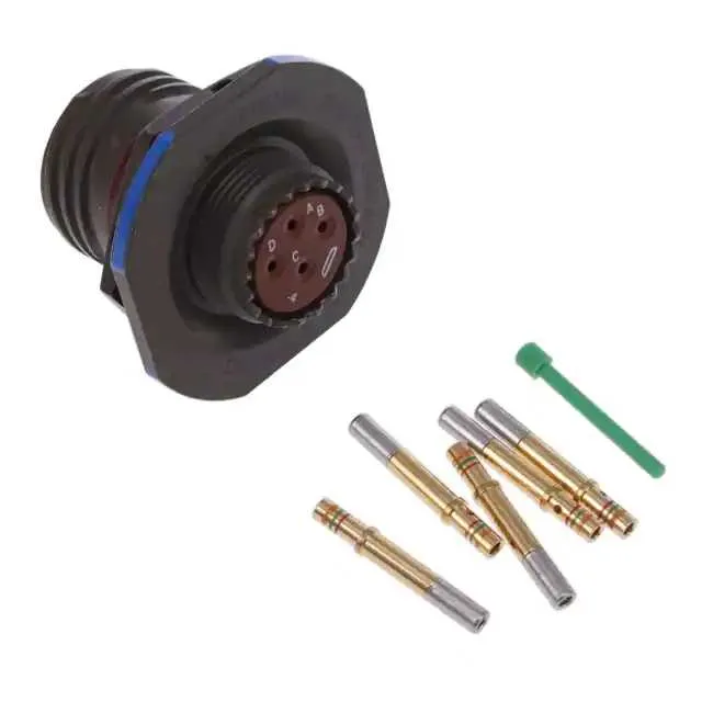 D38999/24WC4SN (CONN RCPT FMALE 4POS GOLD CRIMP)