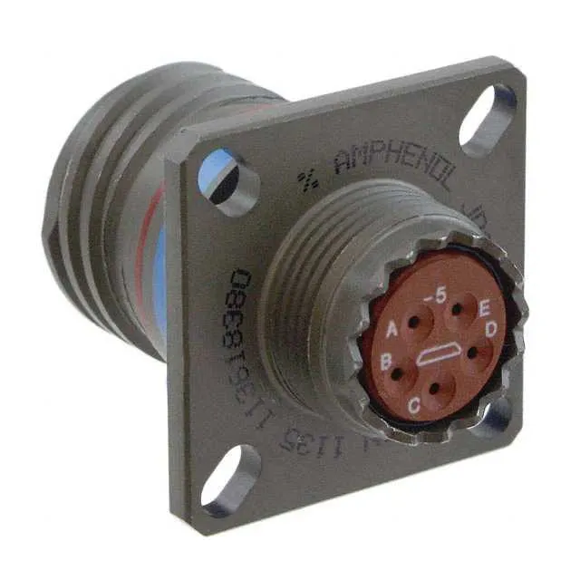 D38999/20WB5PNLC (CONN RCPT HSNG MALE 5POS PNL MNT)