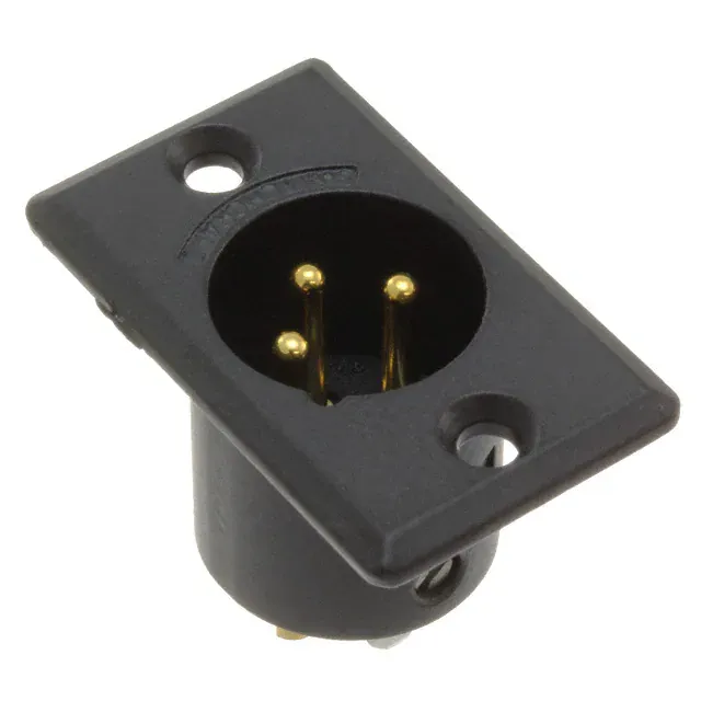 D3MBAU (CONN RCPT MALE XLR 3POS SOLDER)