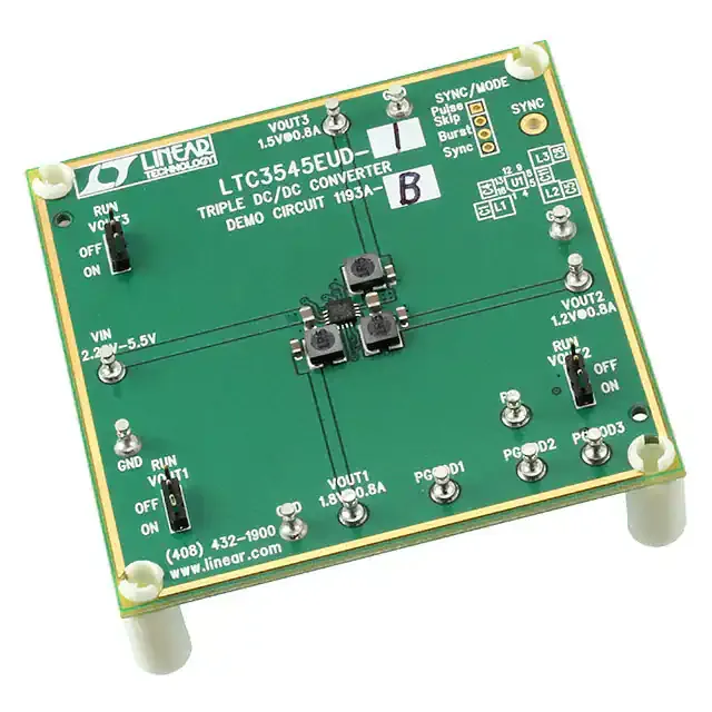 DC1193A-B (BOARD EVAL FOR LTC3545EUD)