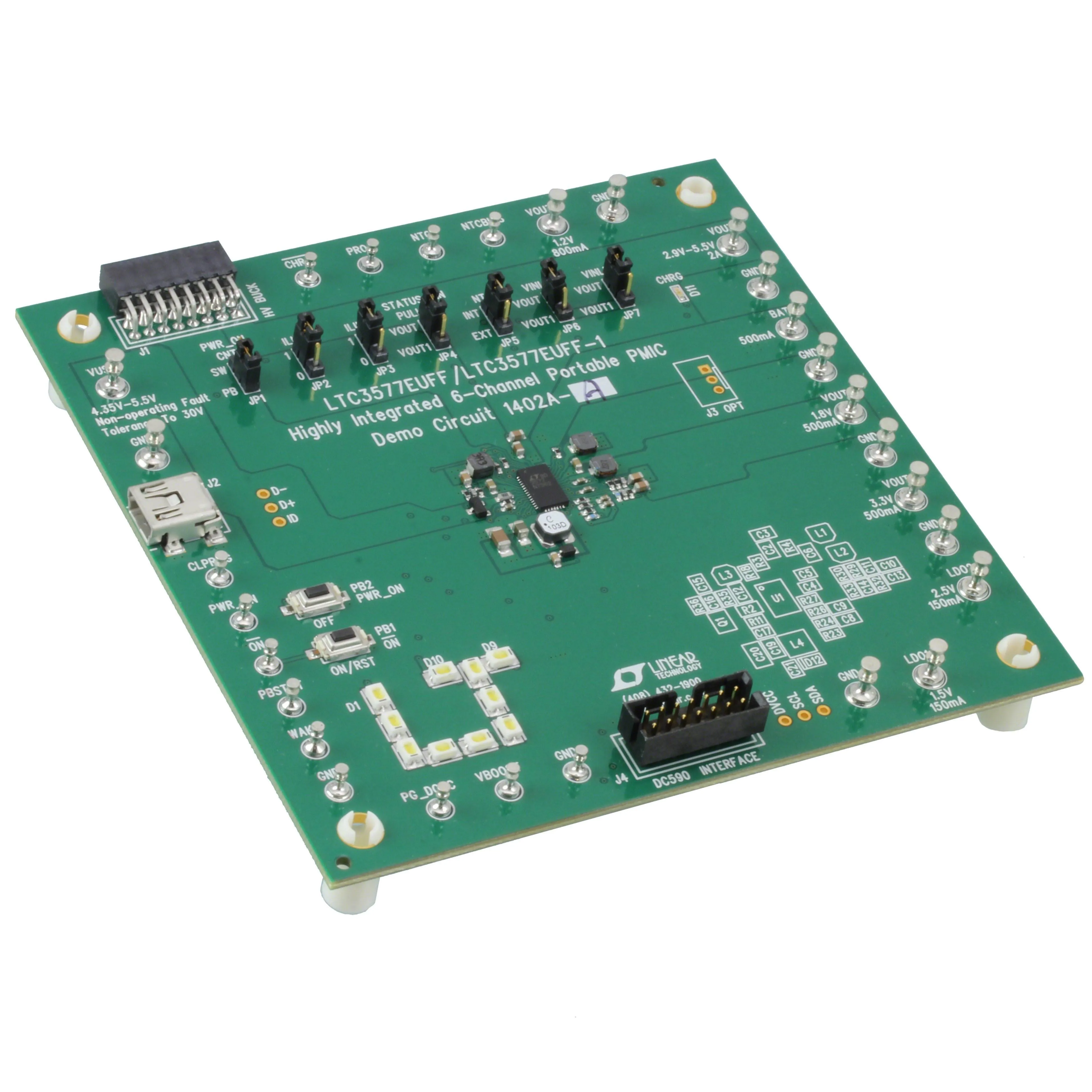 DC1402A-A (BOARD EVAL FOR LTC3577EUFF)