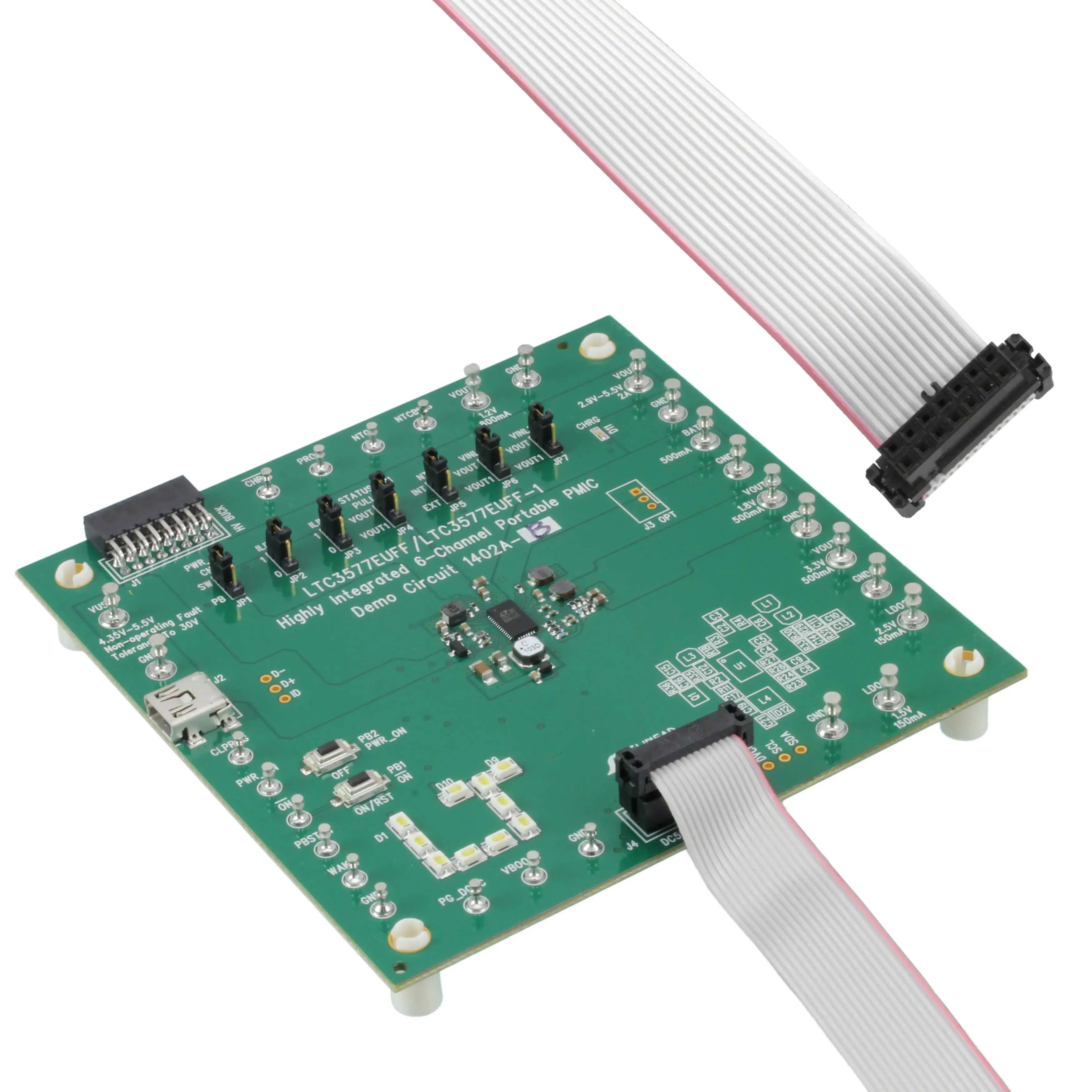 DC1402A-B (BOARD EVAL FOR LTC3577EUFF)