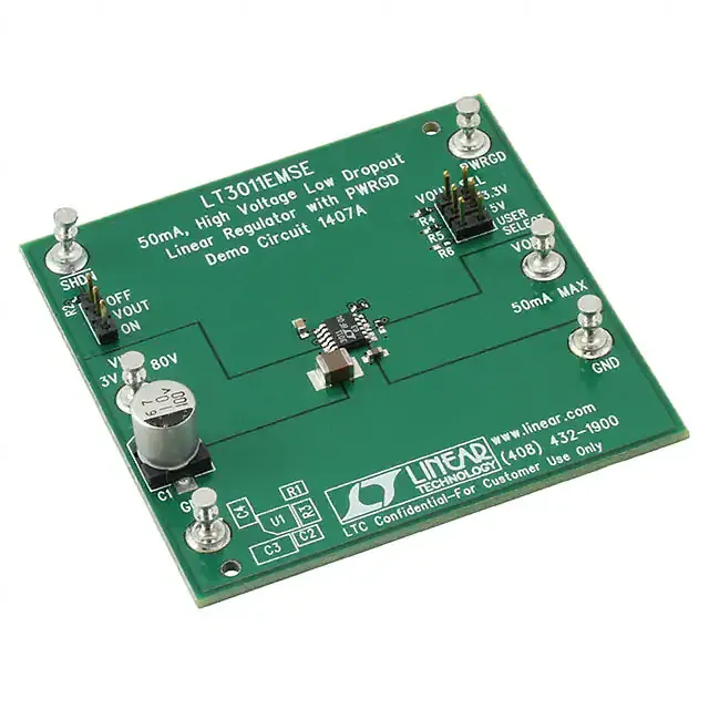DC1407A (BOARD EVAL FOR LT3011EMS12E)