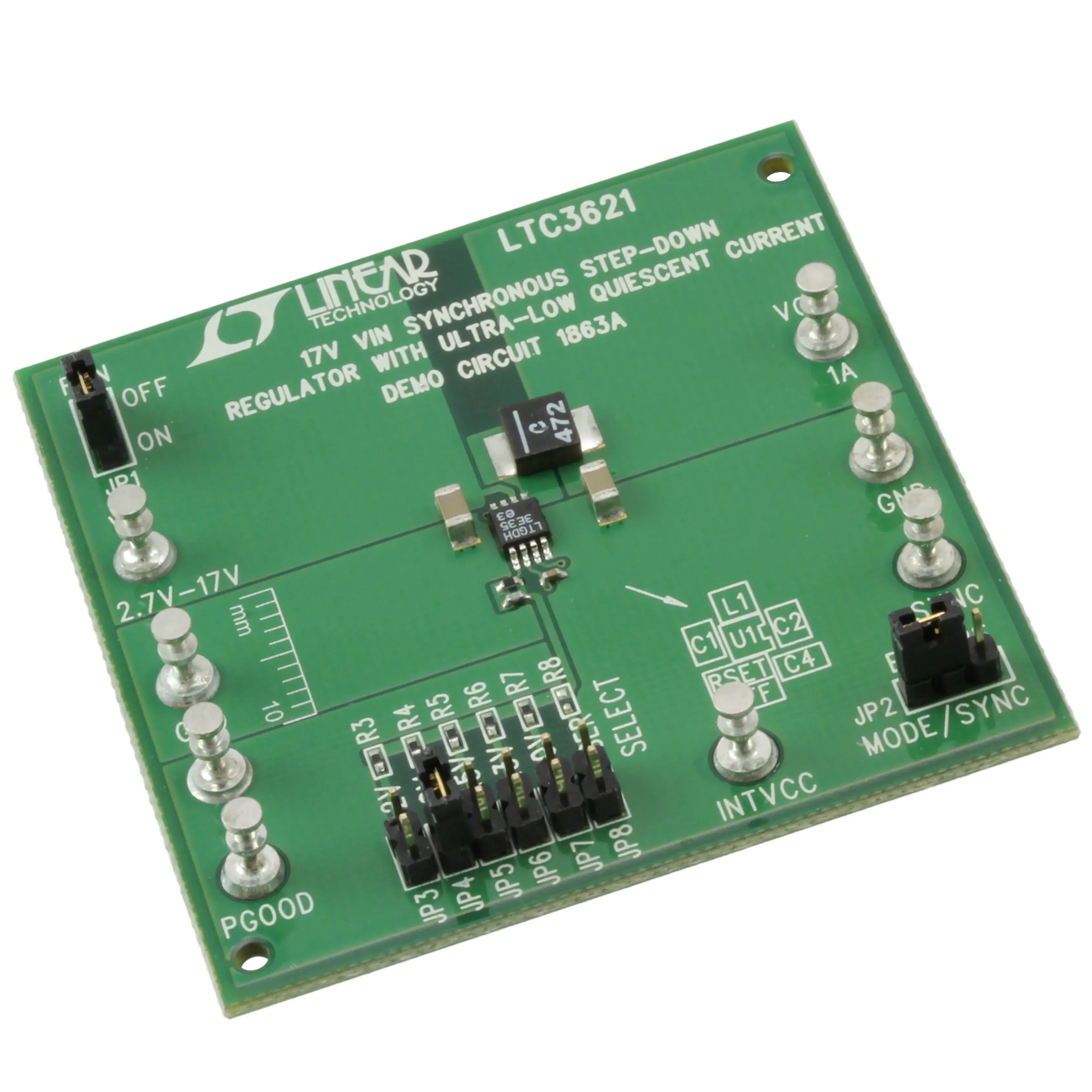DC1863A (BOARD EVAL FOR LTC3621IMS8E)