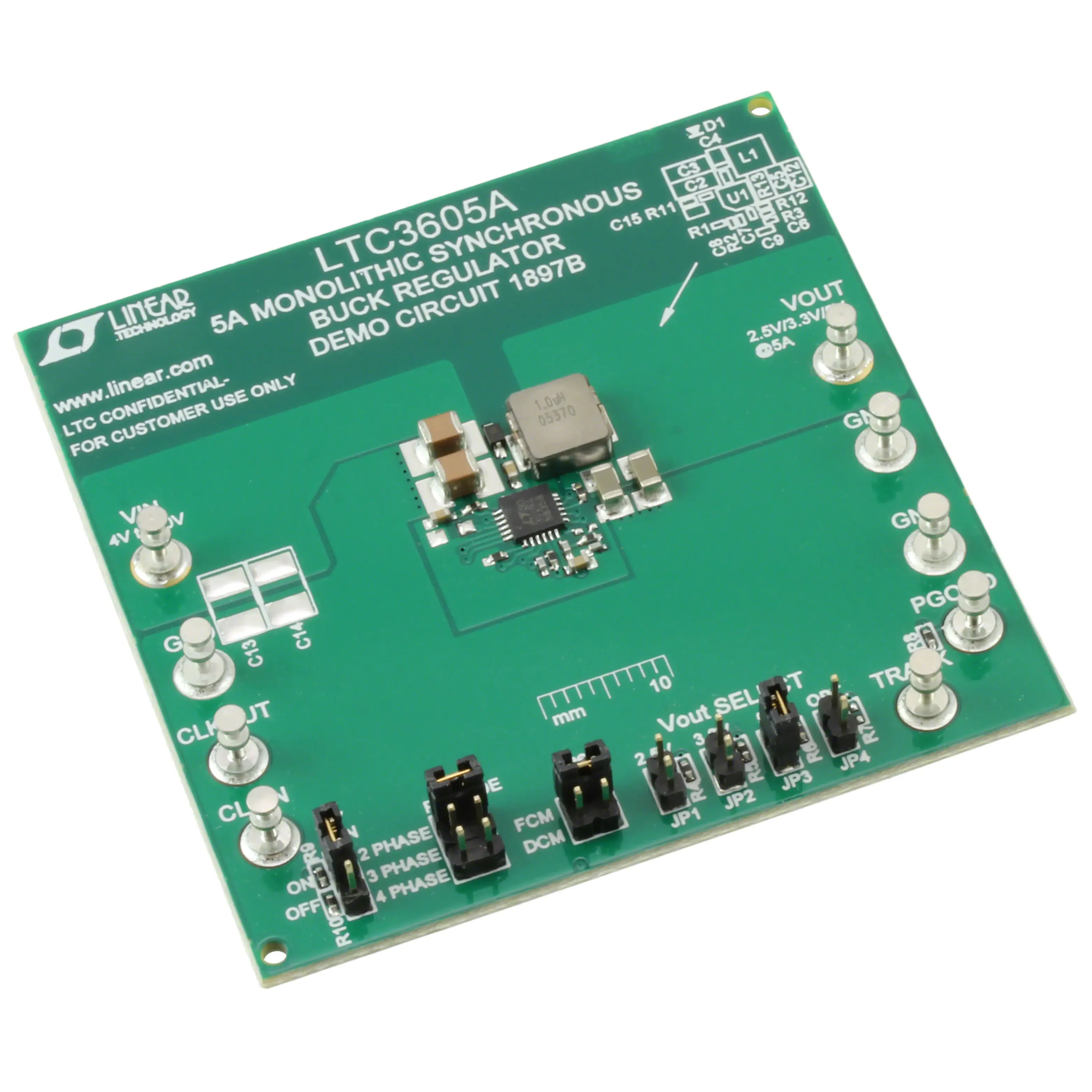 DC1897B (BOARD EVAL FOR LTC3605A)