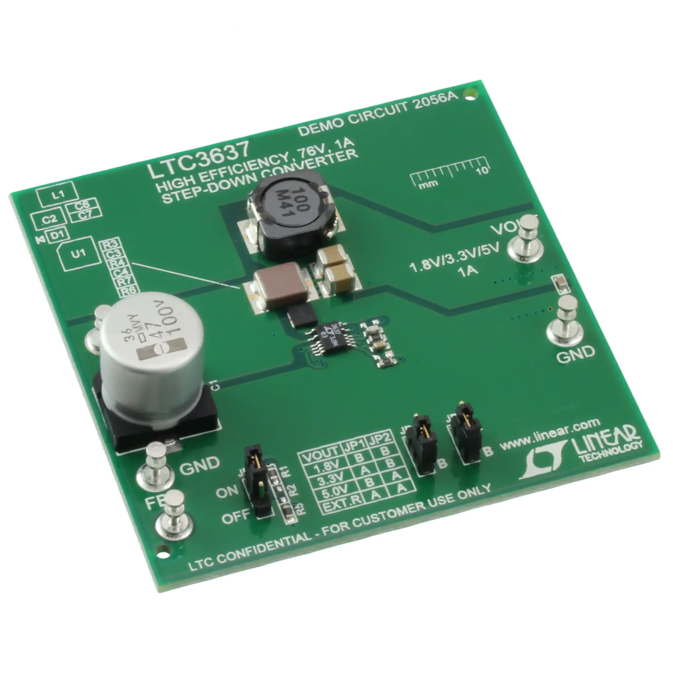 DC2056A (BOARD EVAL FOR LTC3637)