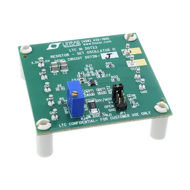 DC2073B-J (LTC6908-1 SILICON OSCILLATOR DEM)