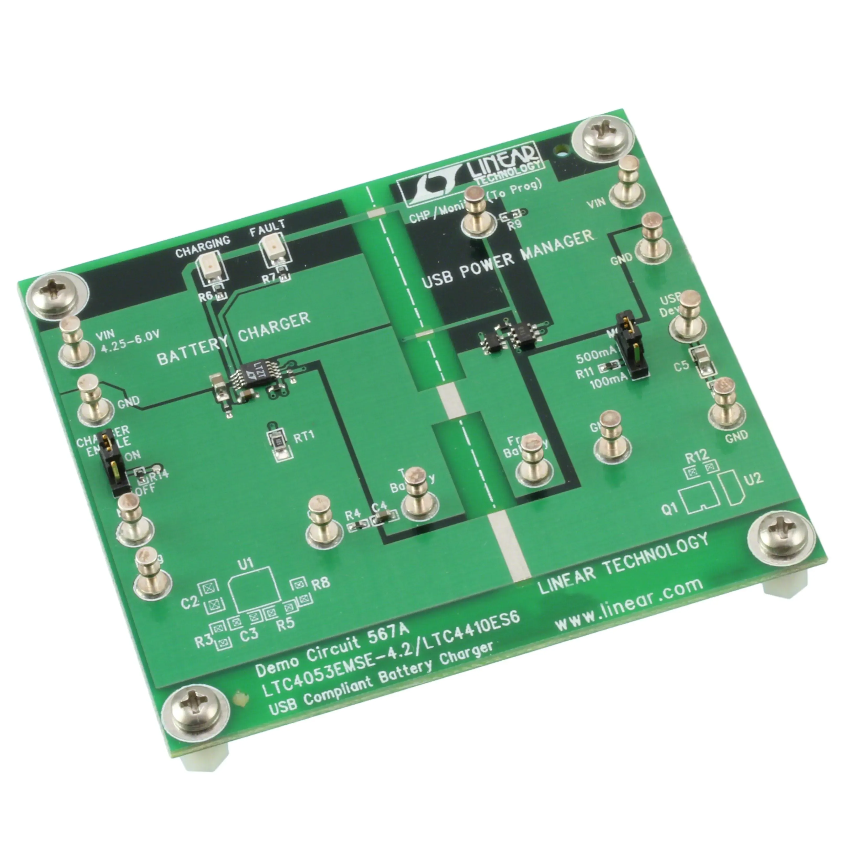 DC567A (BOARD EVAL FOR LTC4053EMSE)