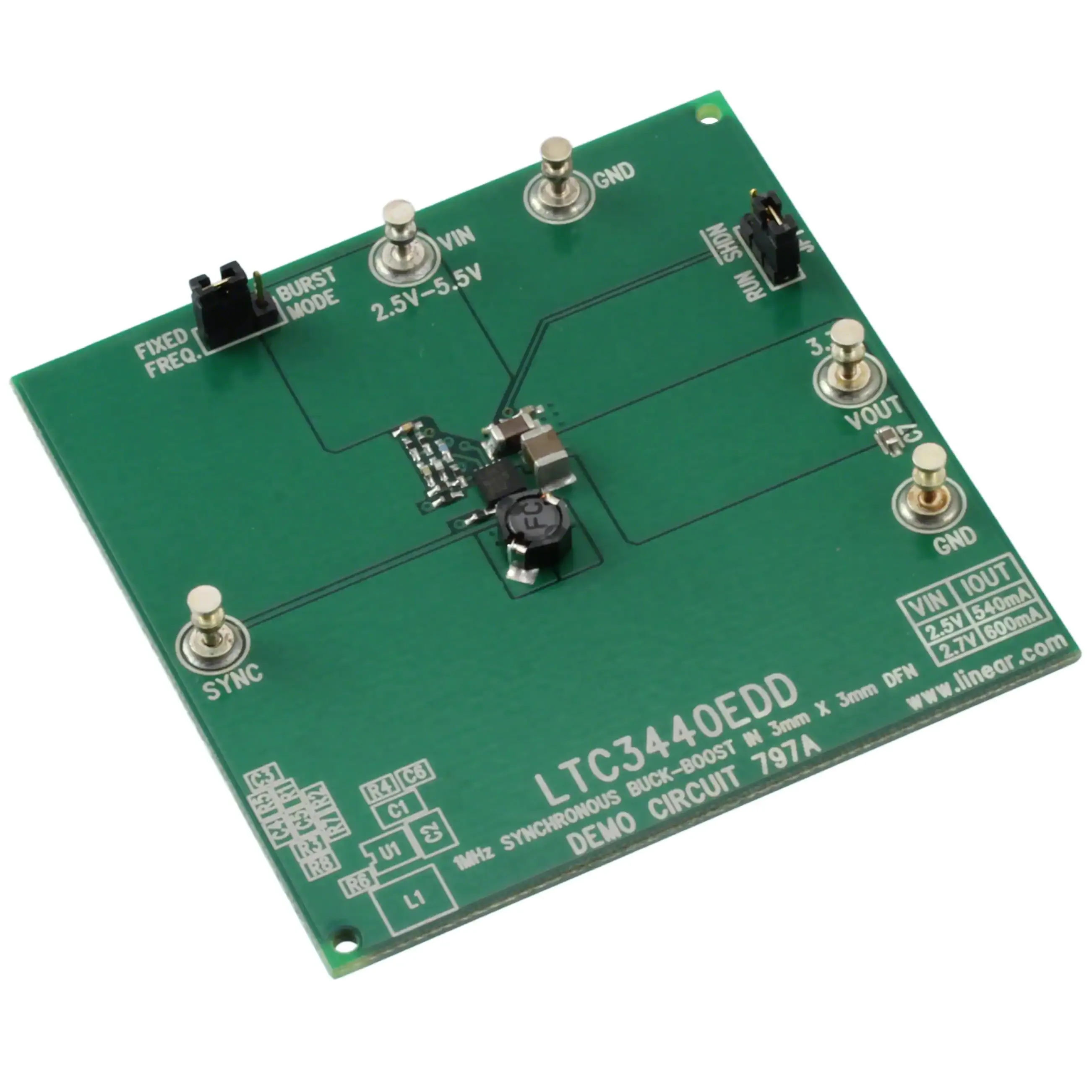 DC797A (BOARD EVAL FOR LTC3440EDD)