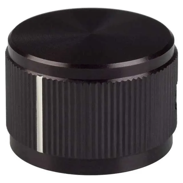 DD-90-4-7 (KNOB KNURLED 0.236 METAL")