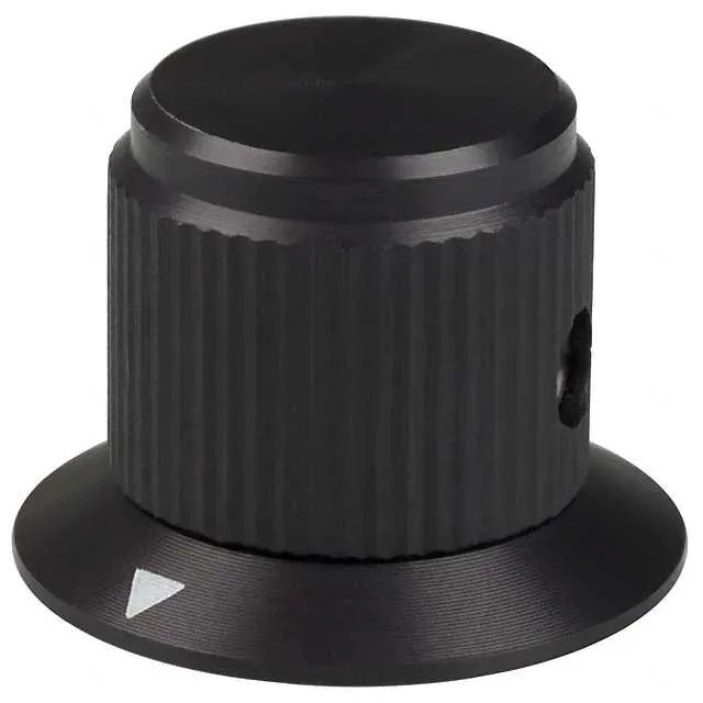 DDS-63-4-6 (KNOB KNURLED W/SKRT 0.125 METAL")