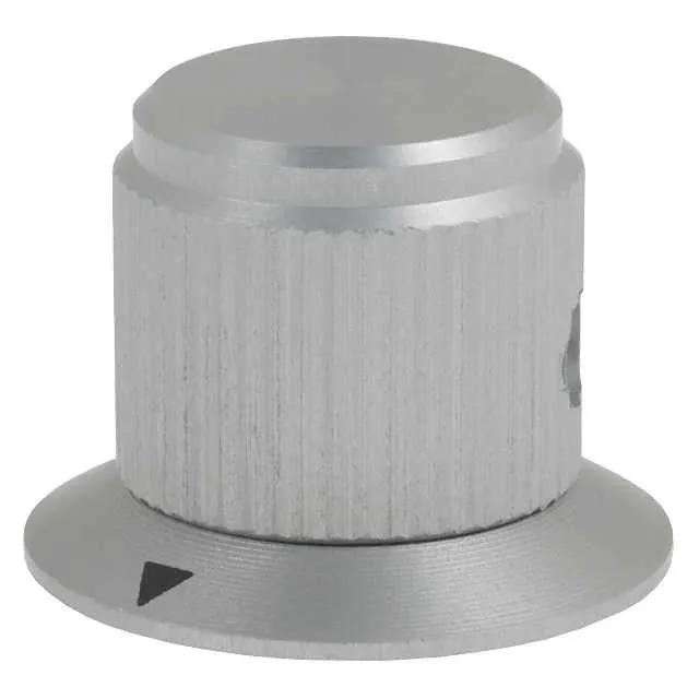 DDS-63-3-7 (KNOB KNURLED W/SKRT 0.236 METAL")